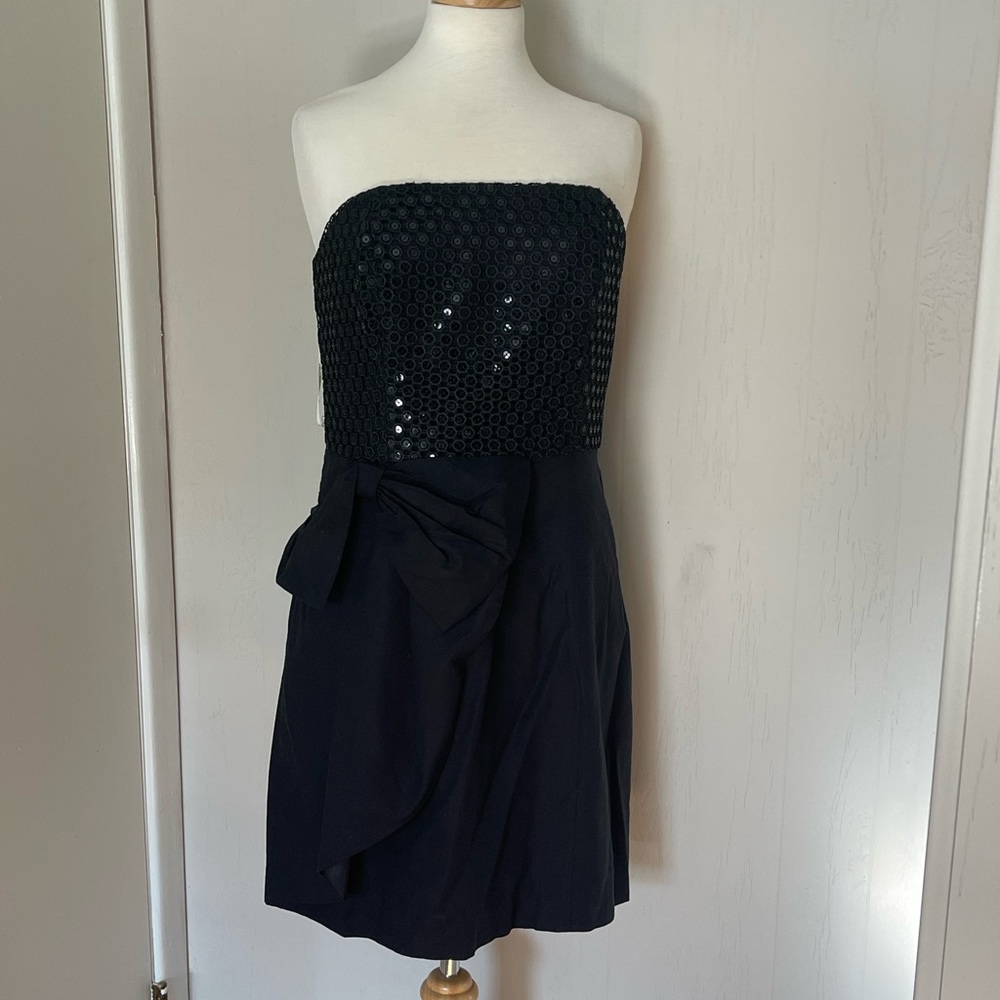 Lilly Pulitzer black sequined cocktail dress